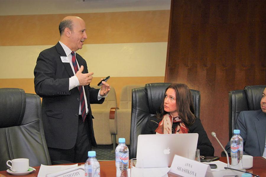 AACSB Vice-President T.Mescon in MGIMO